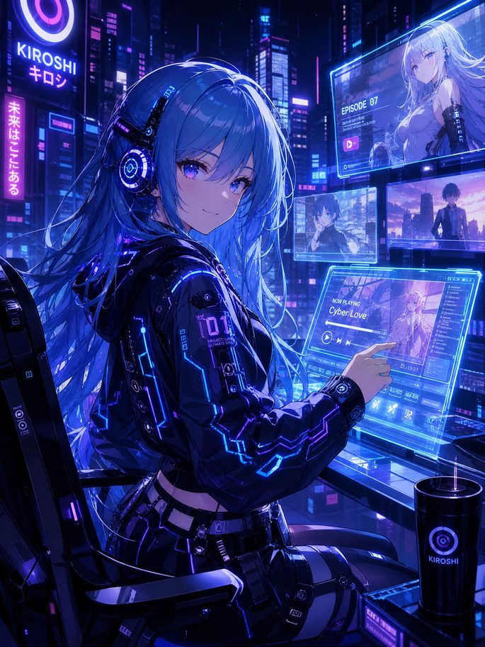 同人动漫动漫-赛博少女AI觉醒 · 动漫演示